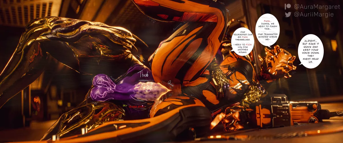 [Saryn O] & [Valkyr OC] Mid-mission quickie (AuriiMargie)