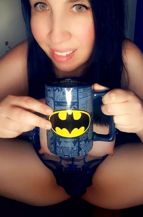 Smiling because my coffee is so good today. Or maybe it's the thoughts of all the shenanigans I have planned for us 😉