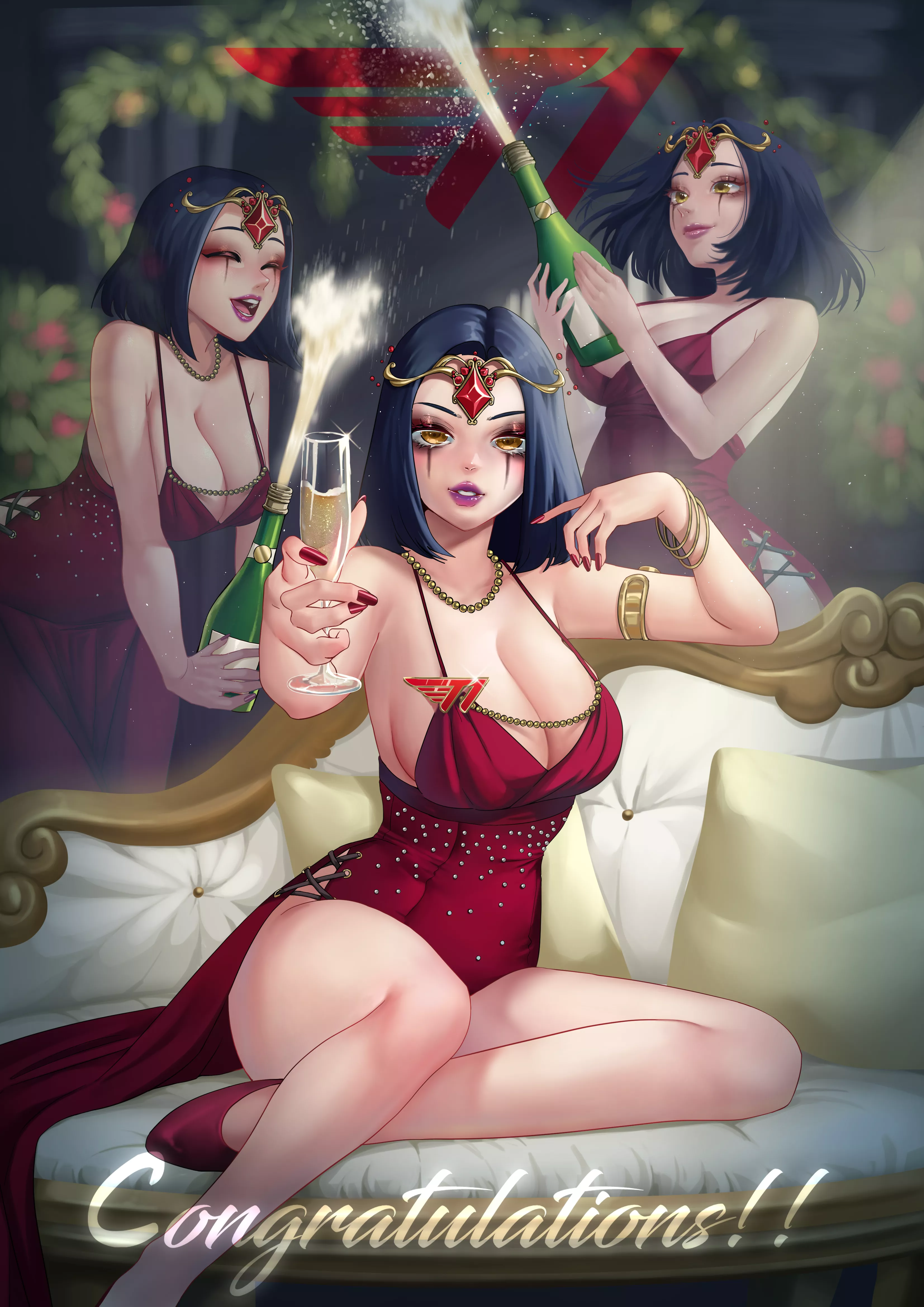 SPOILERS for the T1 vs WBG match. Leblanc is here too offer the world's 2023 champions there reward (lillica) [league of legends]
