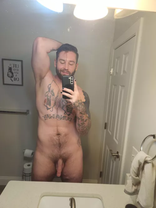 Sweaty and filthy after the gym