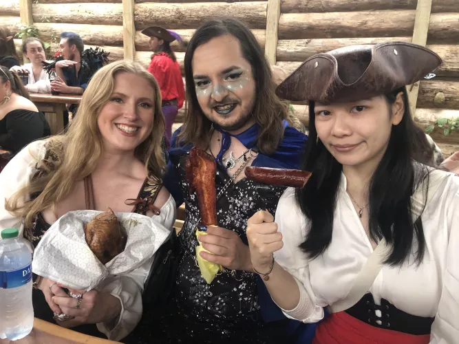 Texas ren faire with the roomies