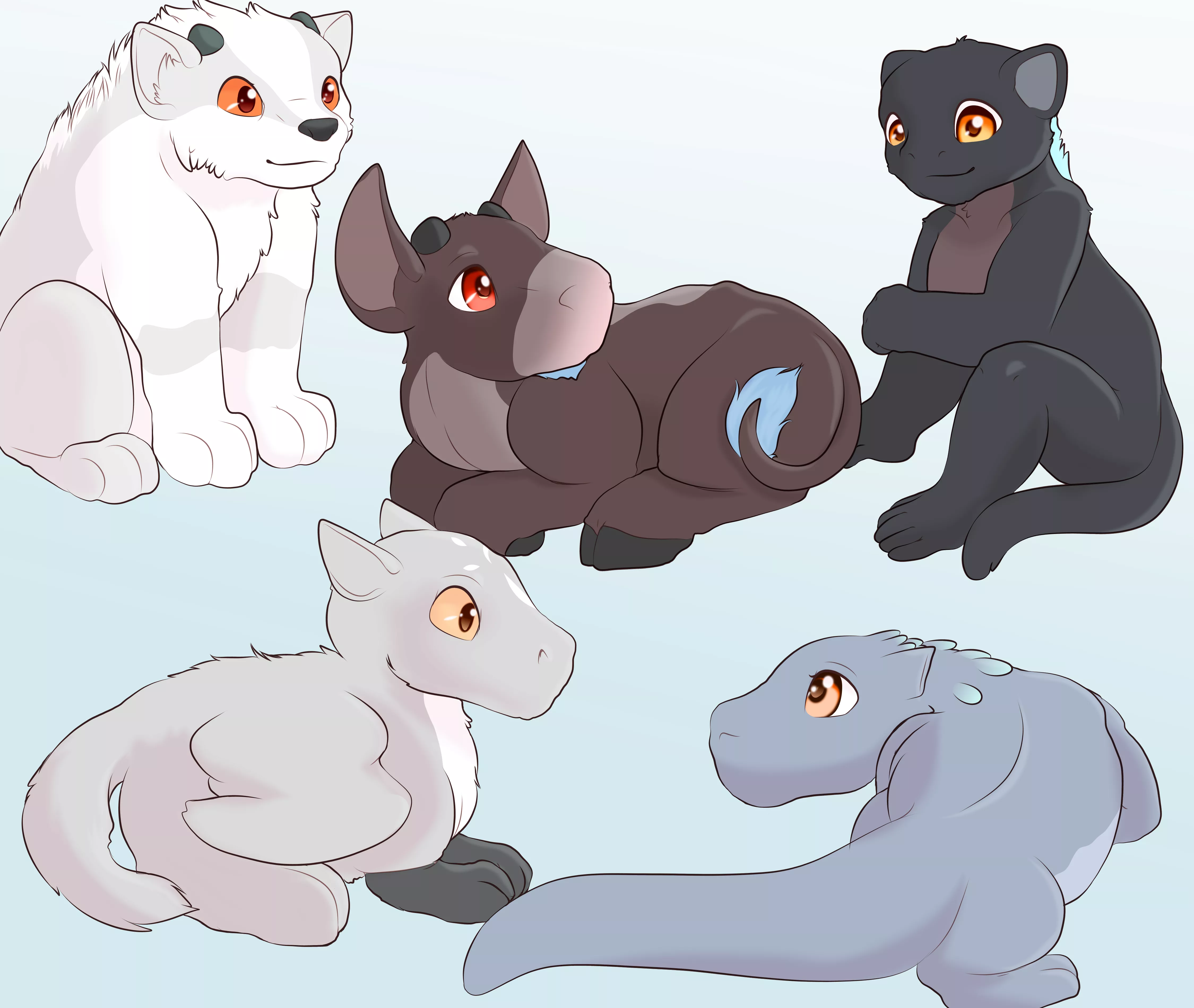 The Best Part of Being an Artist with OCs is you can just draw your OCs as lil babies for no reason :3