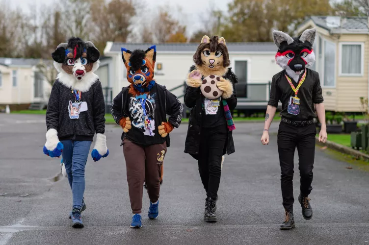 The furry Yakuza approaches you at the convention