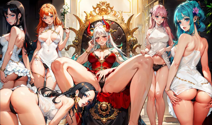 The Pirate Queen Yamato and her crew