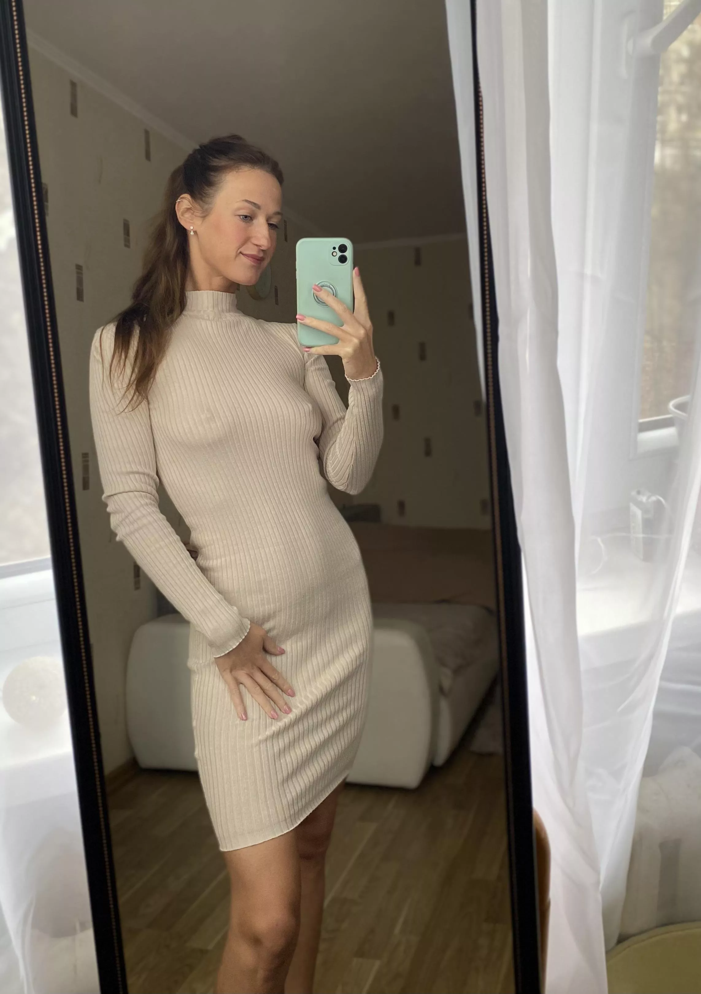 Thinking about going braless in this dress to office tommorow