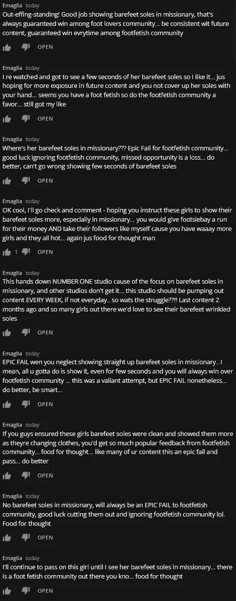 this guy is a pillar of the footlover community