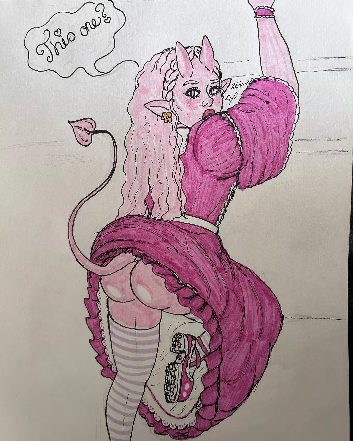 “This one?” (Art by @findmyfamiliar)