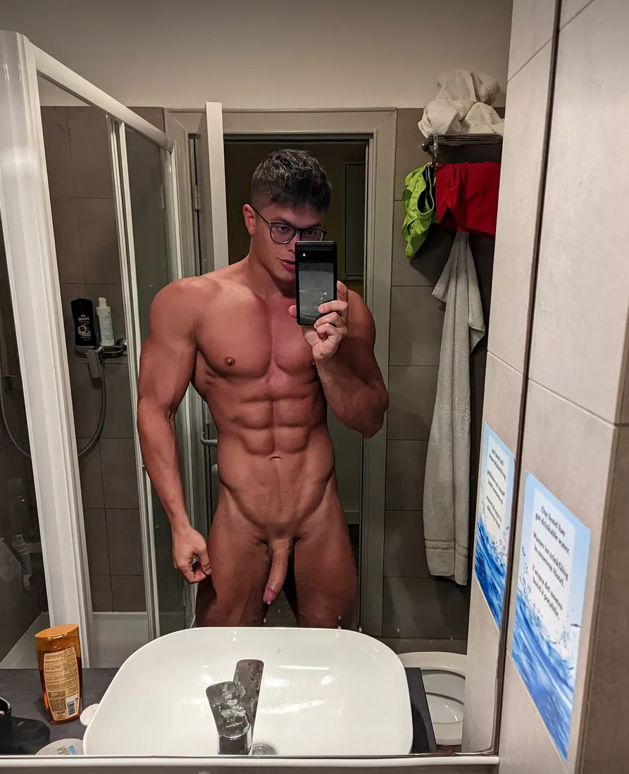 time for a shower ;) wanna join? [21]