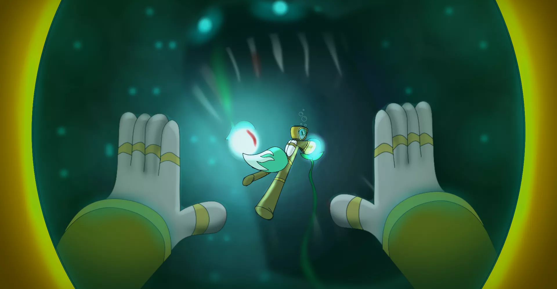 Watch your back, he's always lurking.