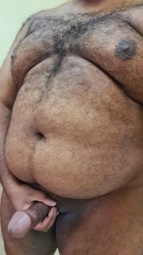 Which one would you like to suck first? My nipples or my cock? 😜