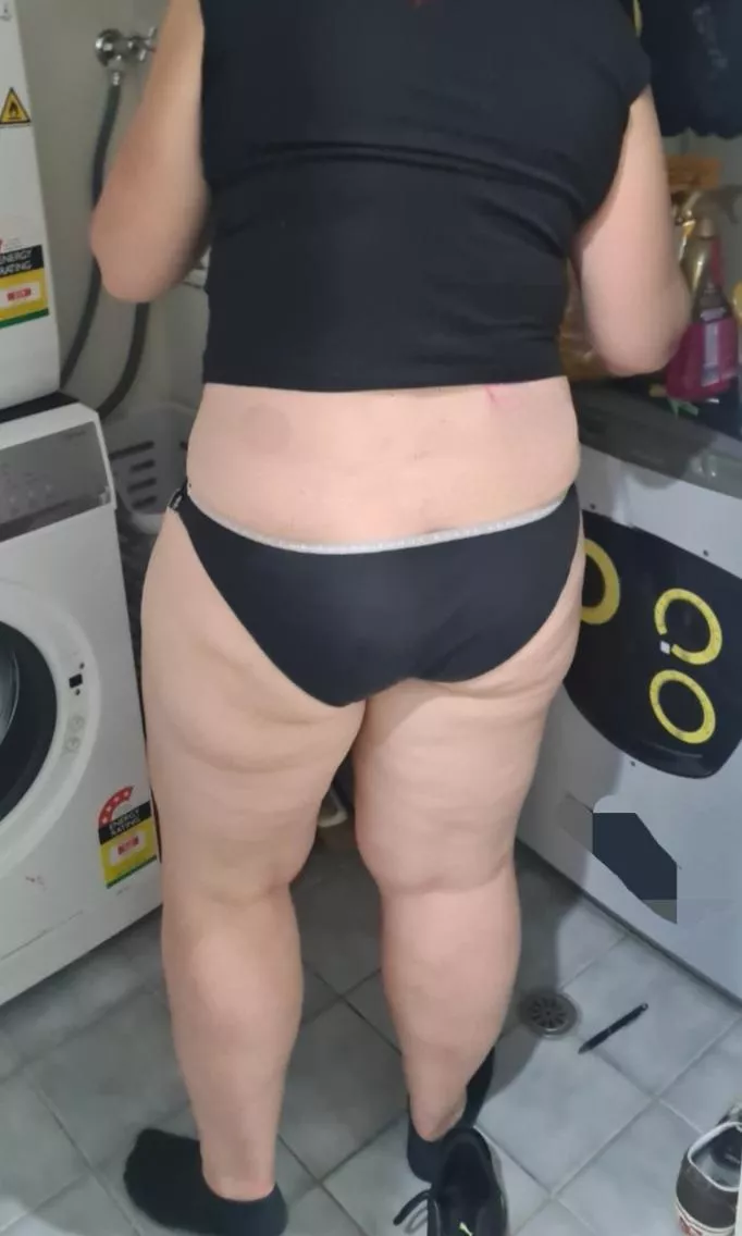 Wife in her granny panties