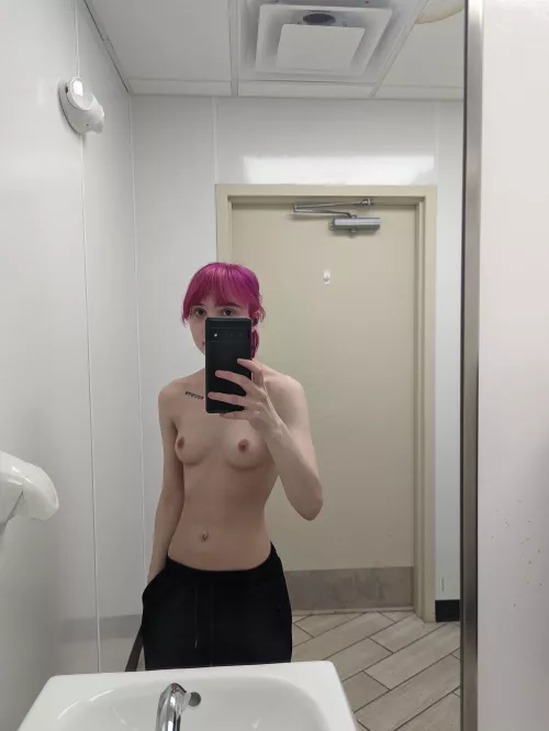 Work bathrooms are for nudes