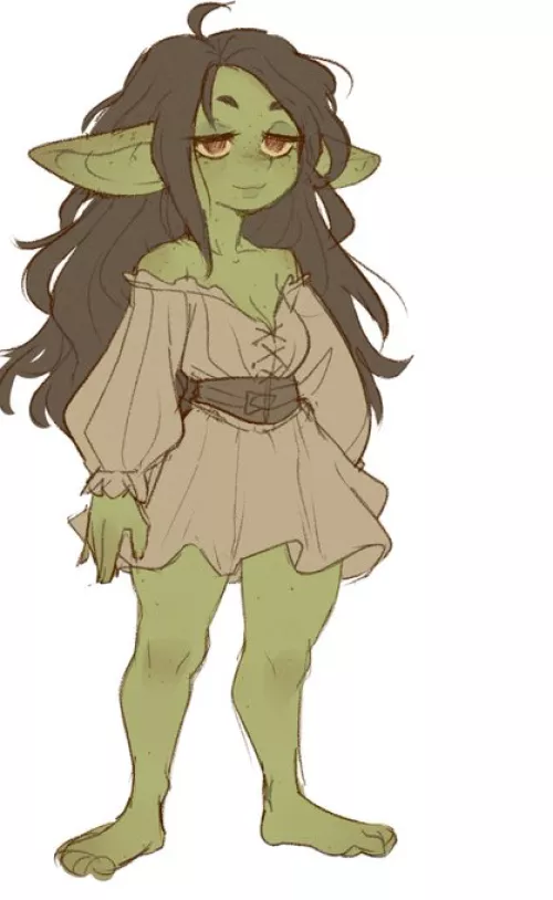 A goblin sketch by @TateOfTot