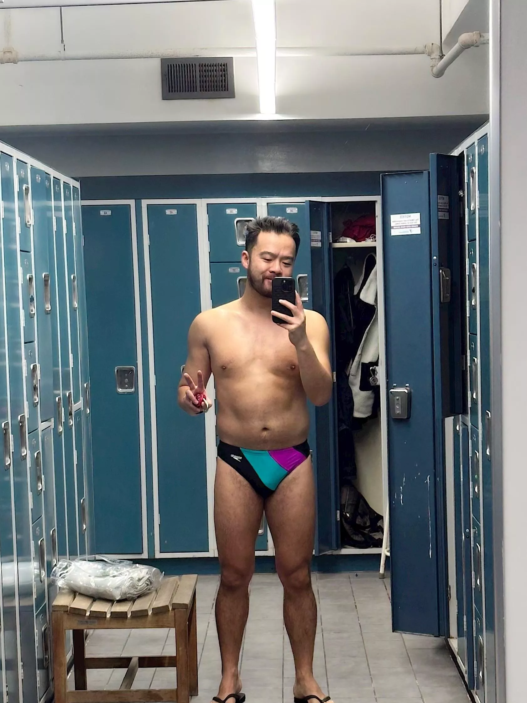 Bought new Speedos, swam laps!