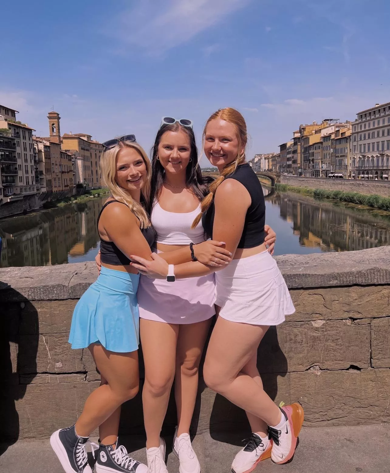 College babes in skirts