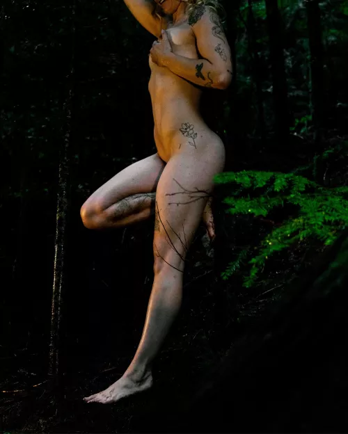 Forest nymph in her natural habitat