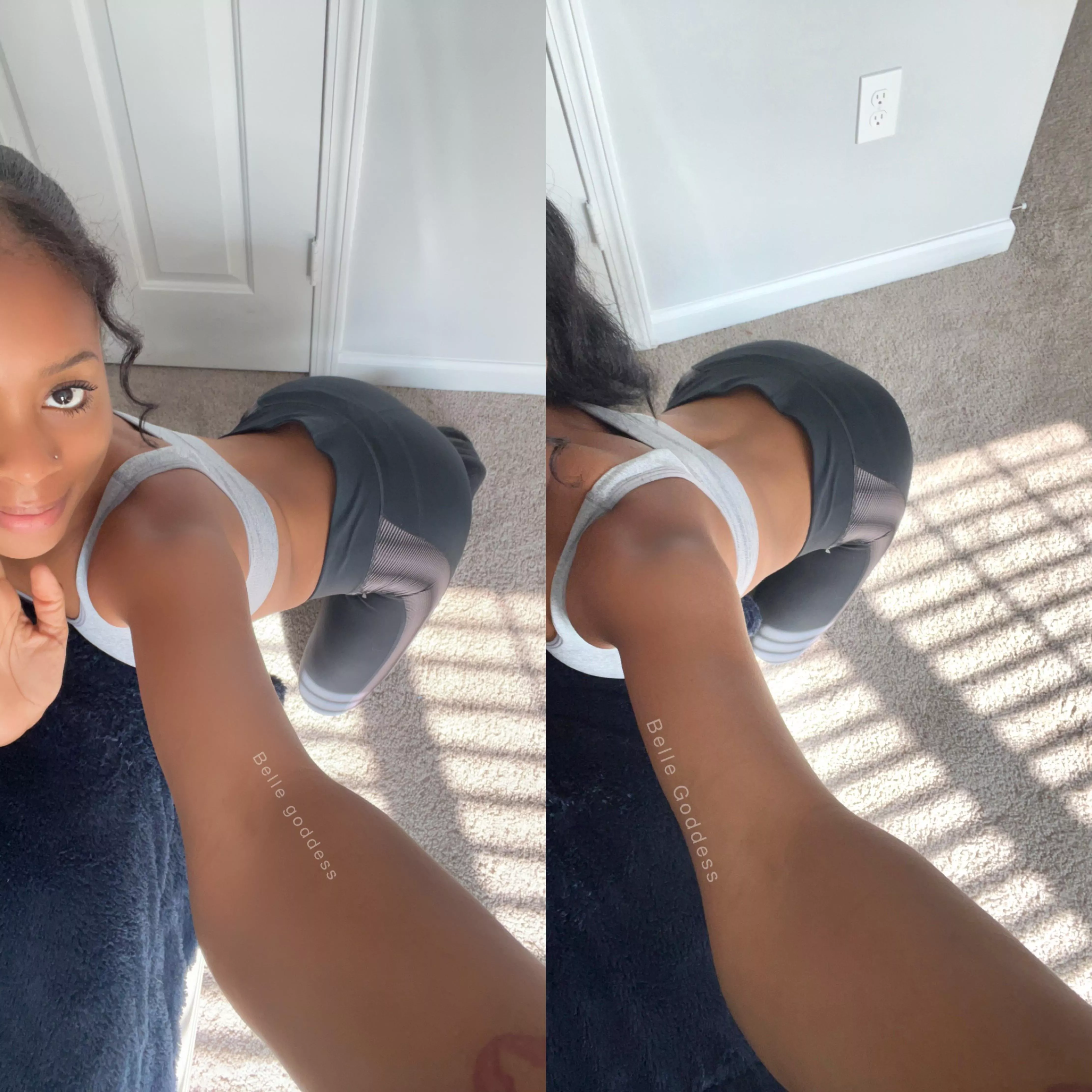 Hey babe let’s workout together