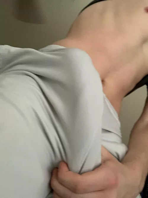 How my cock outline through my shorts? ;)