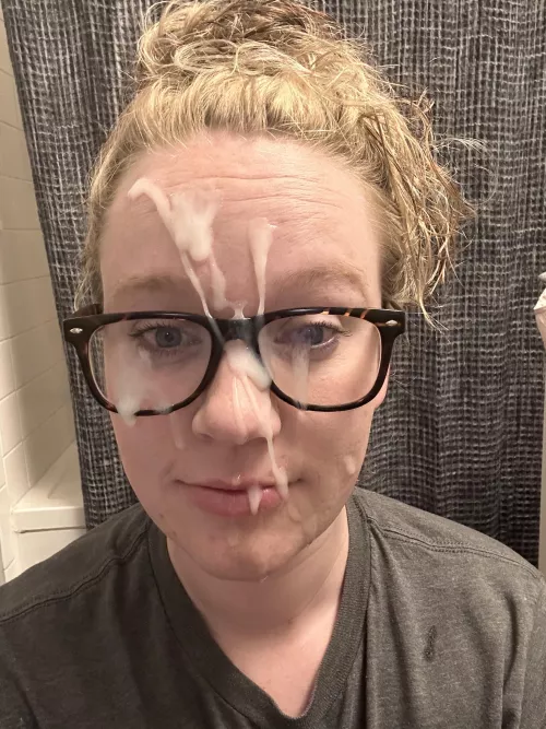 I love feeling a big thick load all over my face