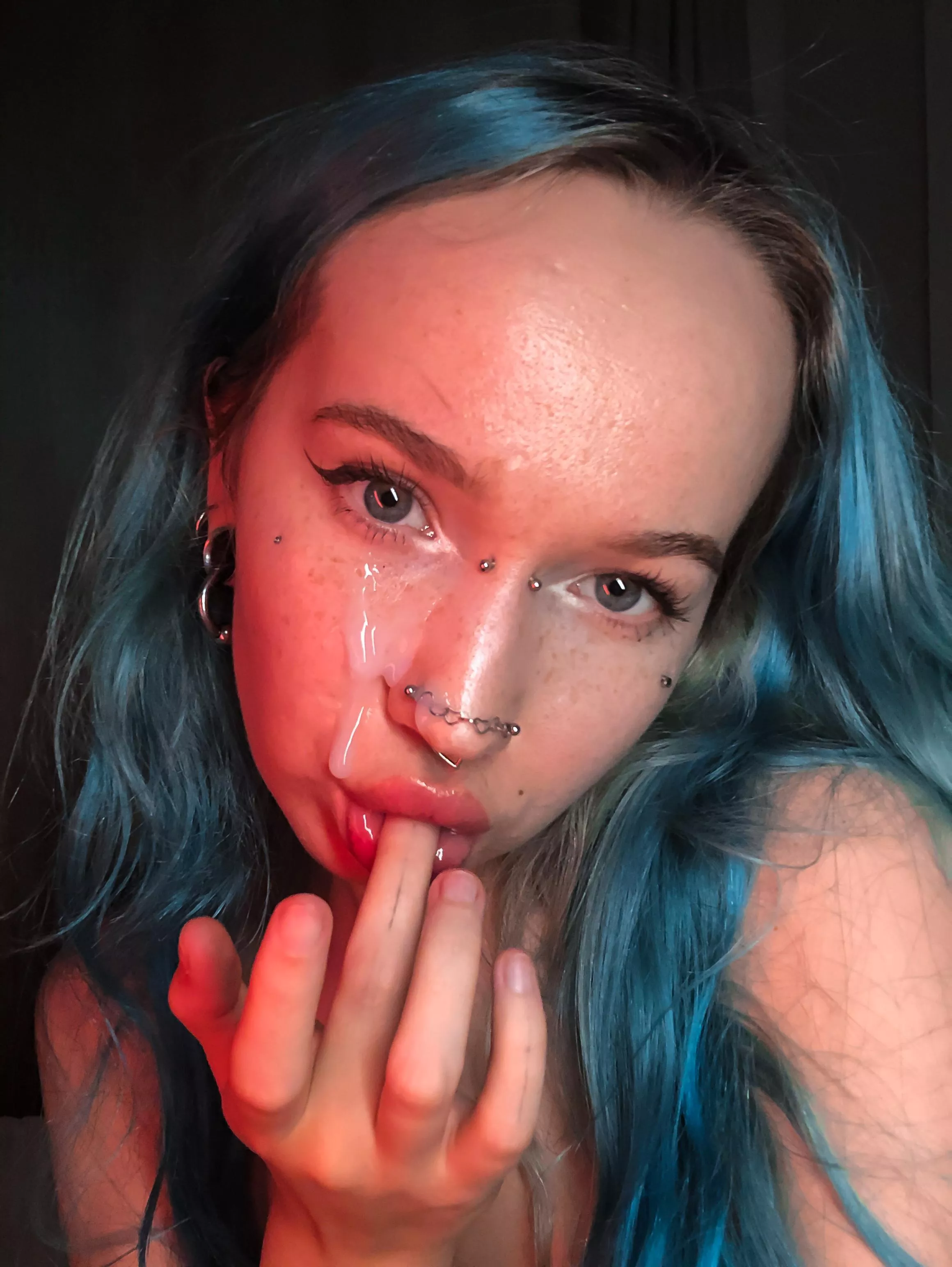 If I lick your dick, you'll splatter my face.