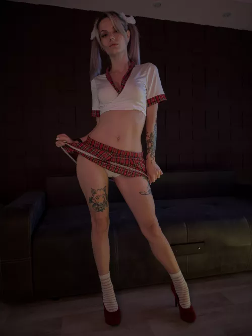 Oops I flashed my panties