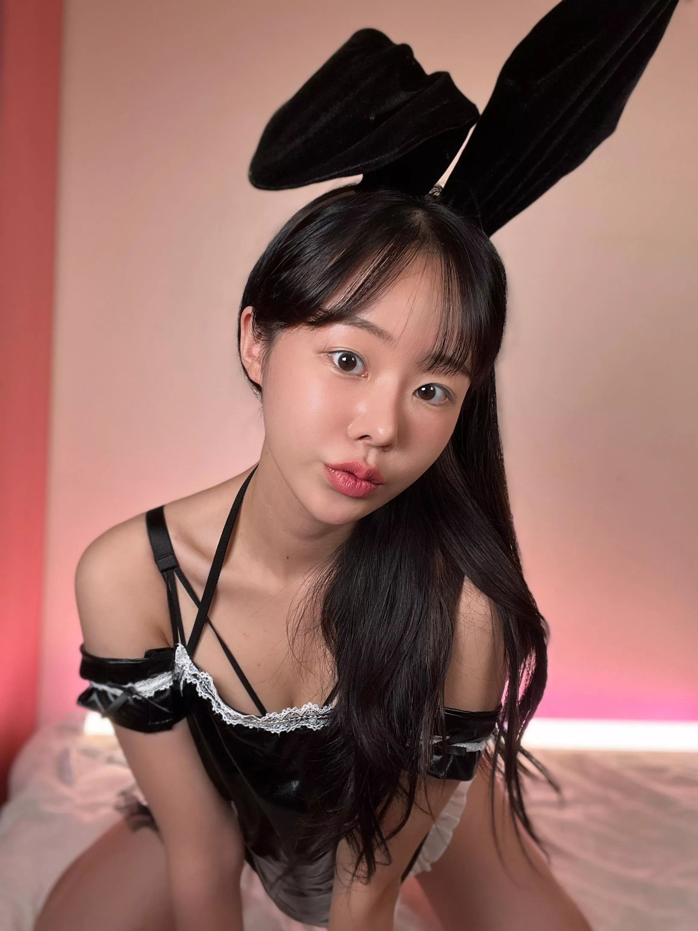 Ready to unlock your deepest desires with this bunny c;
