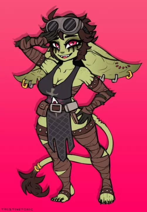 Sketch commission by @TwistingToxic