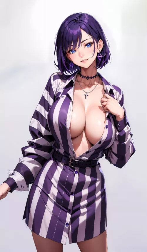 Striped Purple