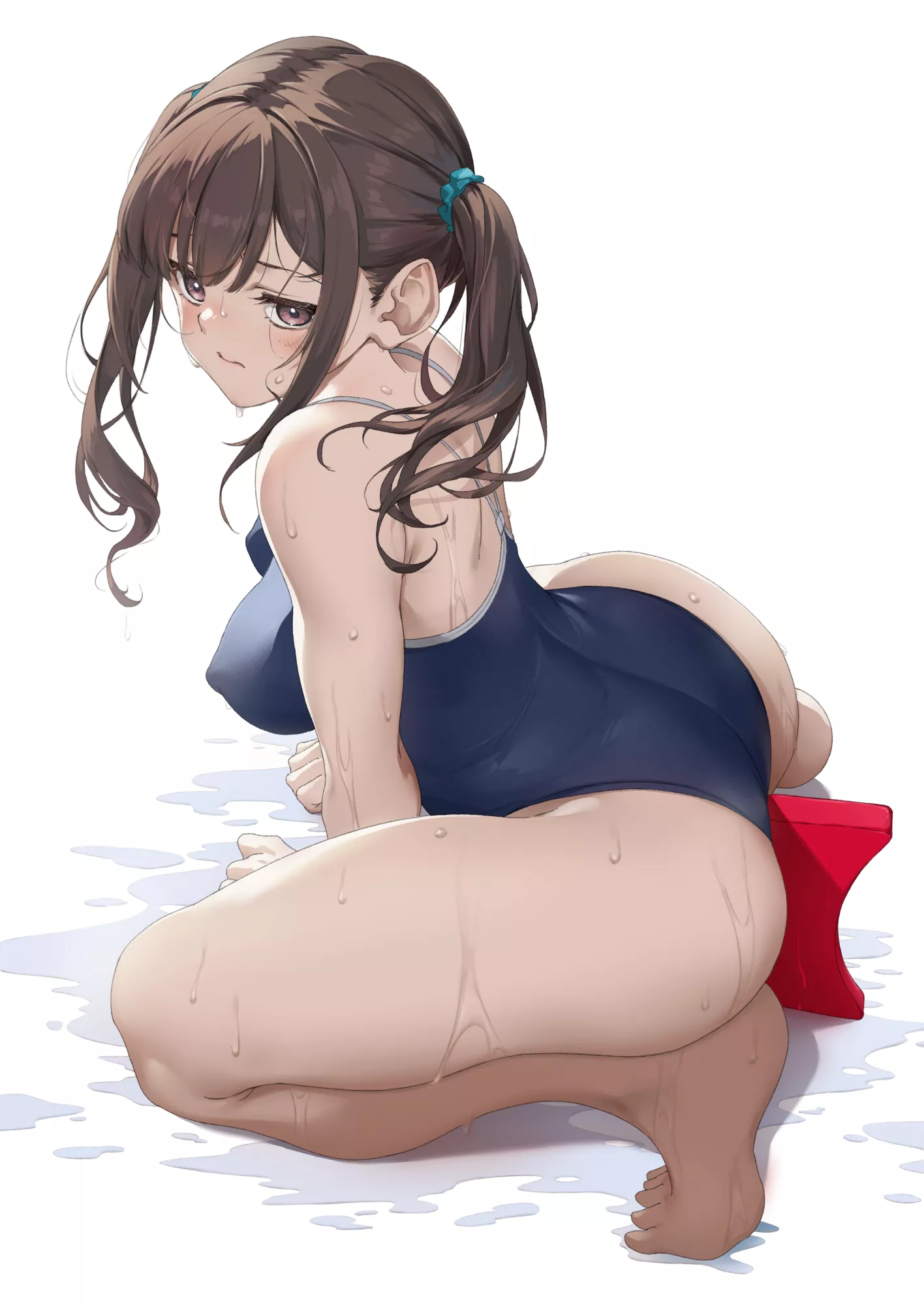 Swimsuit squat [Artist's Original]
