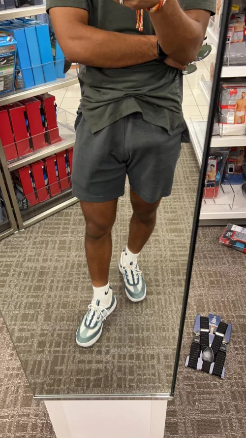 Think anyone noticed me walking around the store like this?