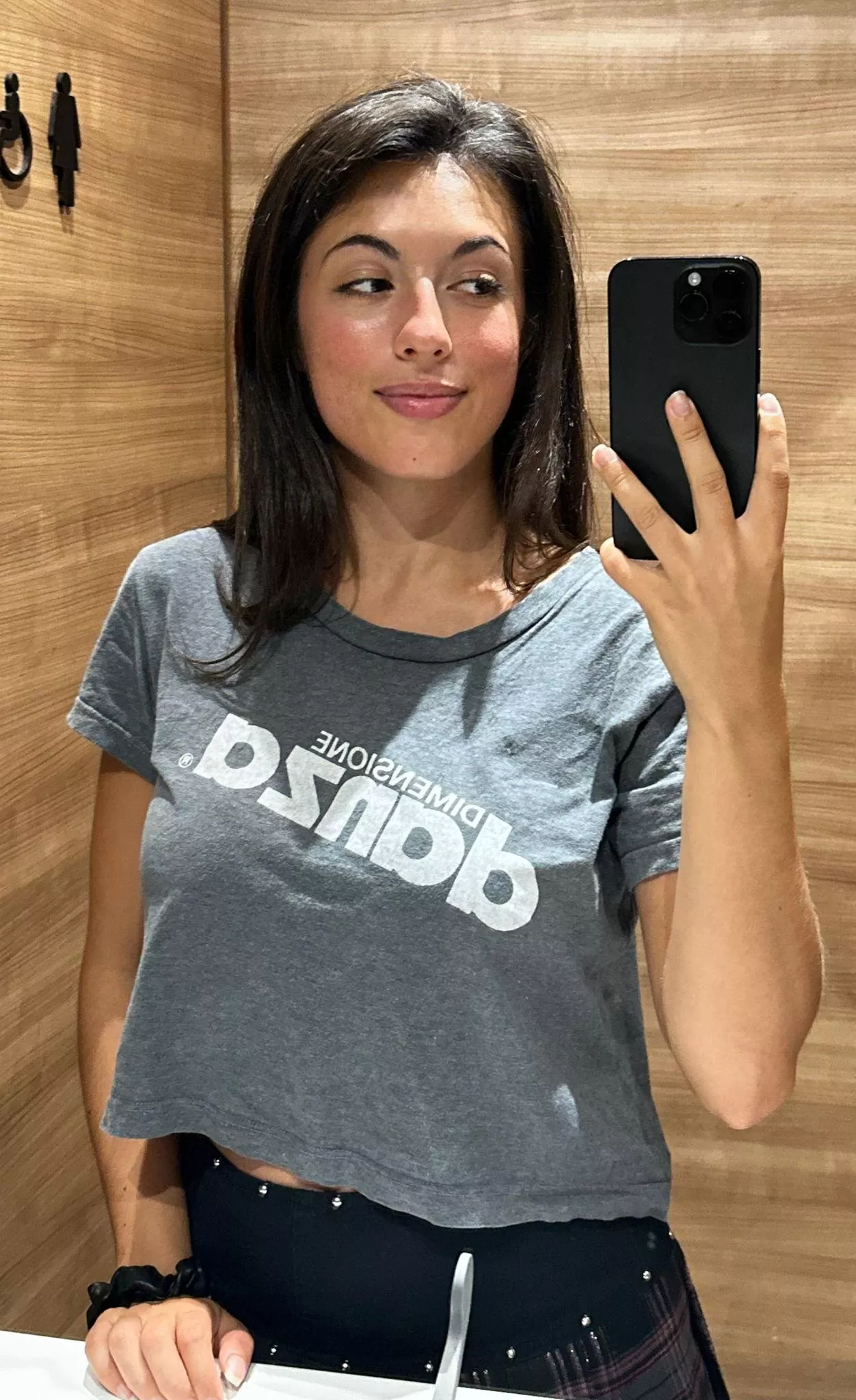 where there's a mirror, there is a selfie opportunity, so here I am F19