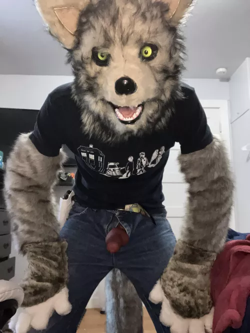 A nice surprise oops my fly was unzipped