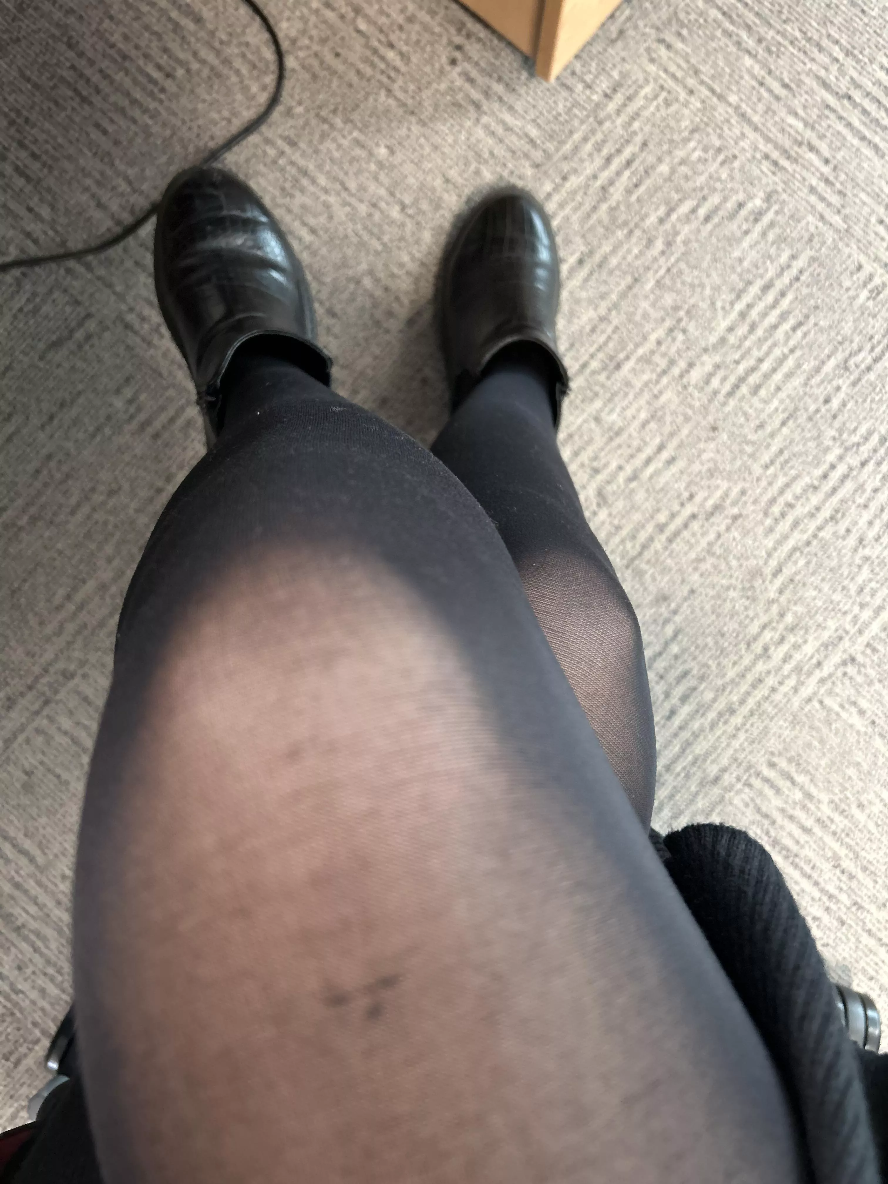 Another day in the office. Another day flirting with coworkers