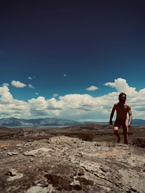 Appreciate the solitude of the west desert.