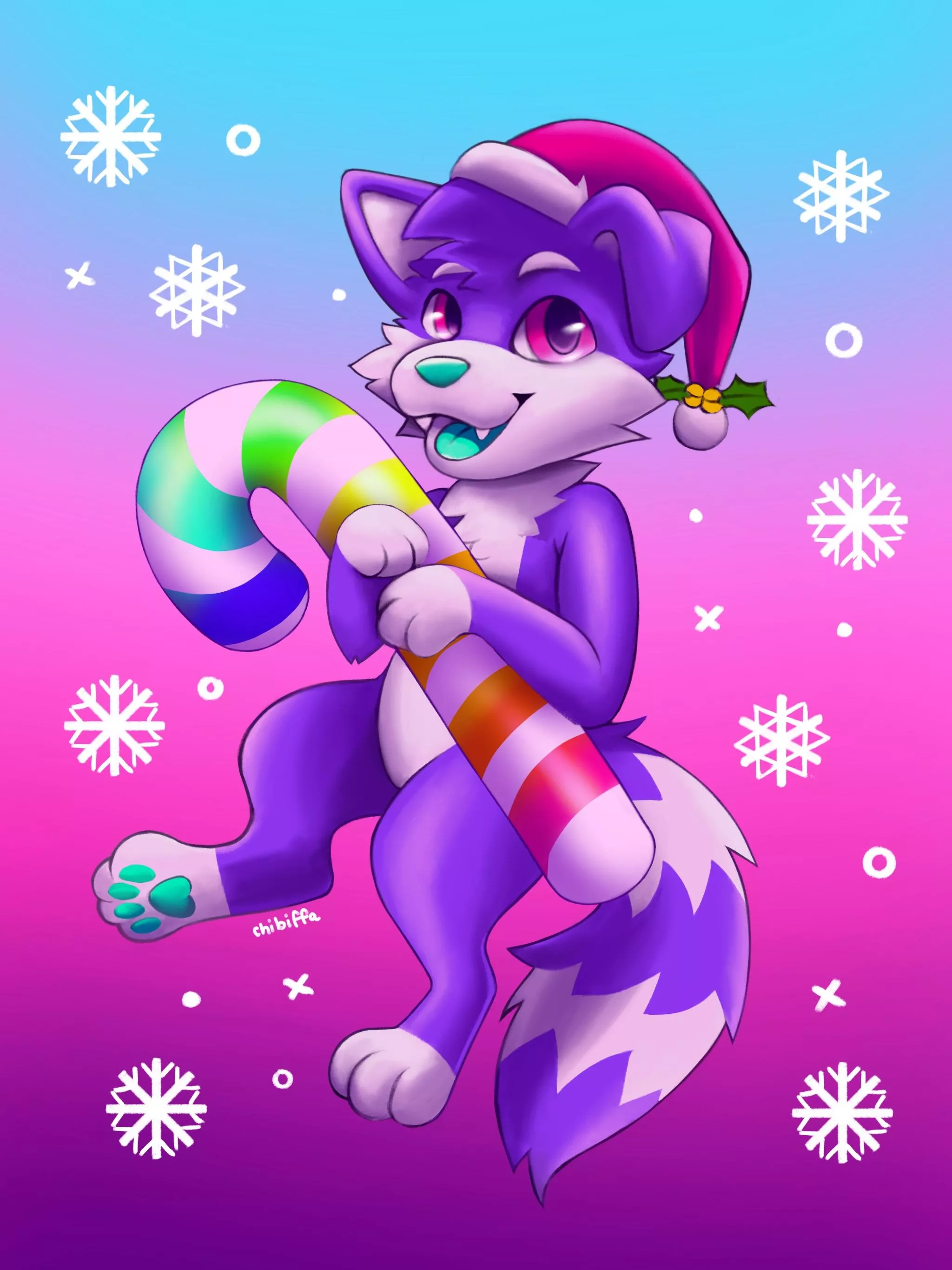 Christmas is so close I can feel it already :3. Art by me
