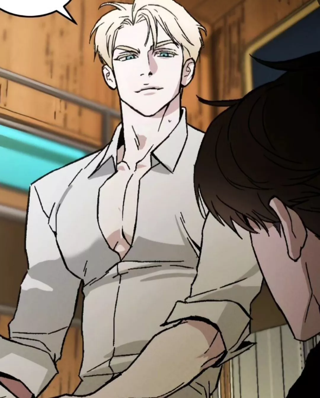 [CODENAME ANASTASIA] Doesn't he supposed to have a tattoo on his chest?