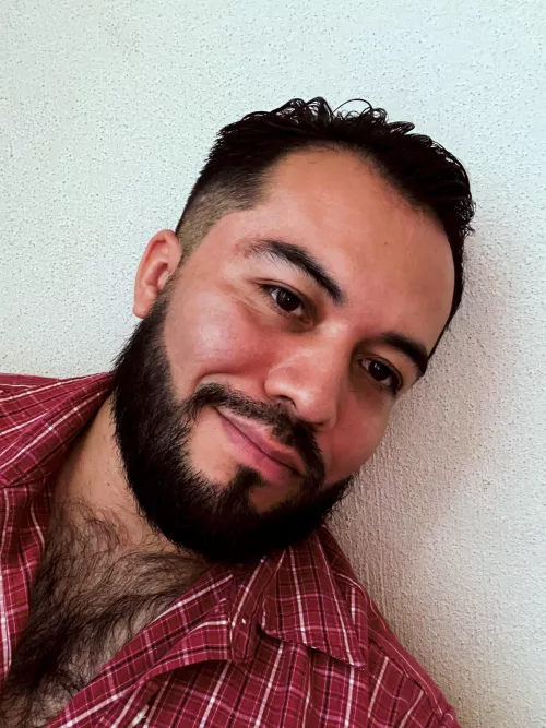 Coming from the barber