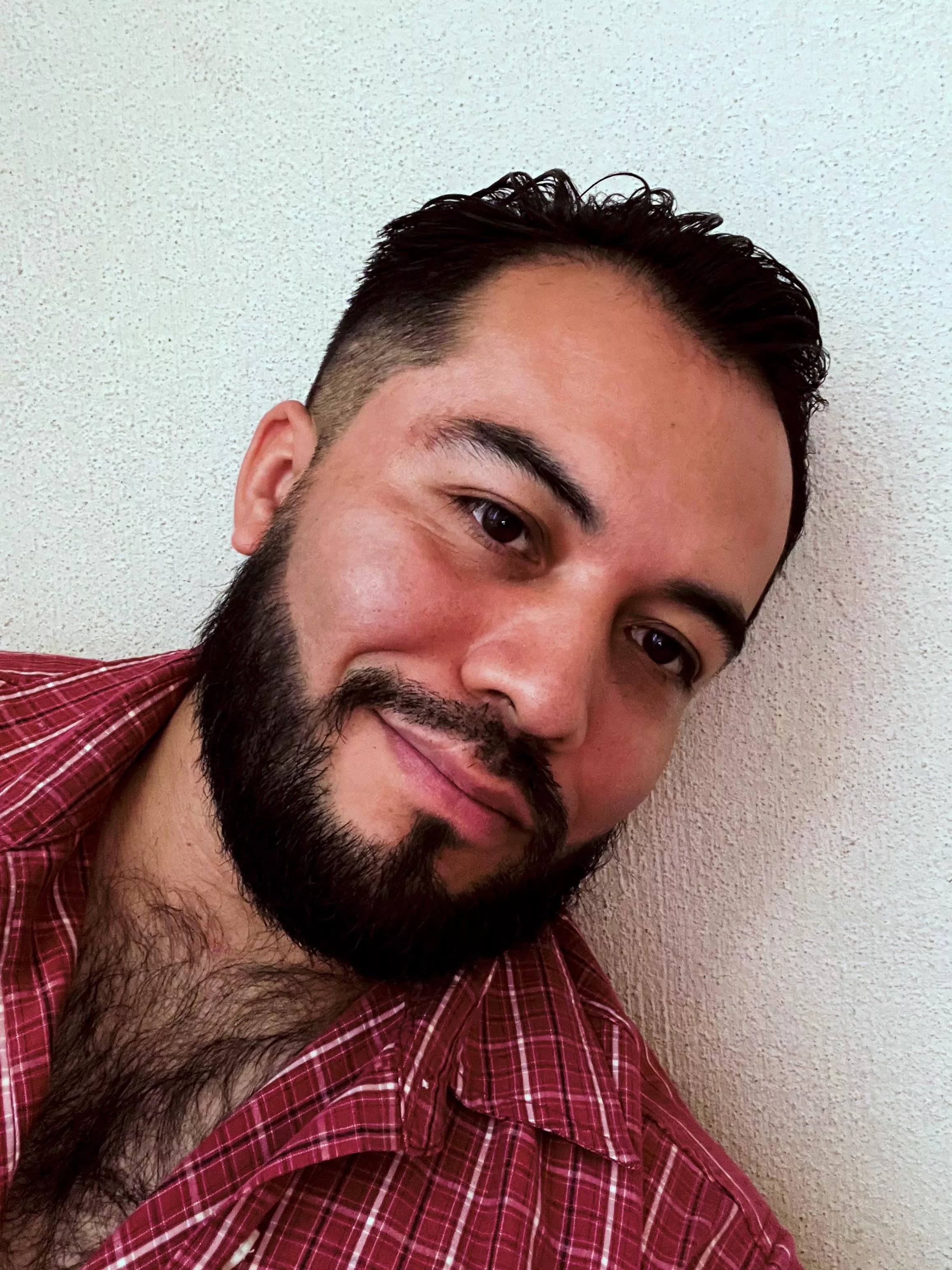 Coming from the barber