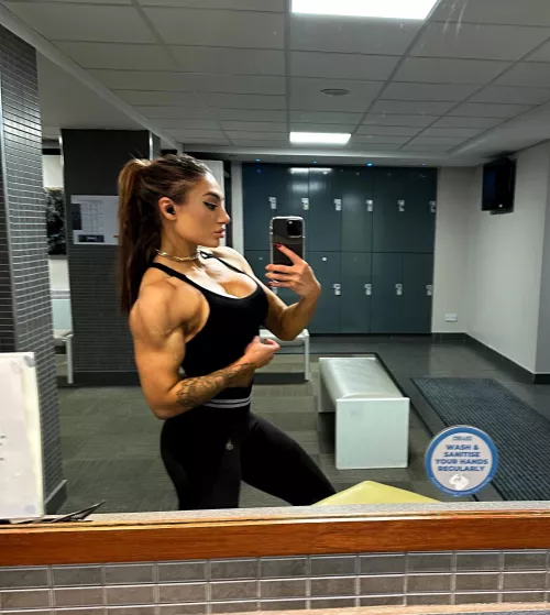 Delts poppin post workout