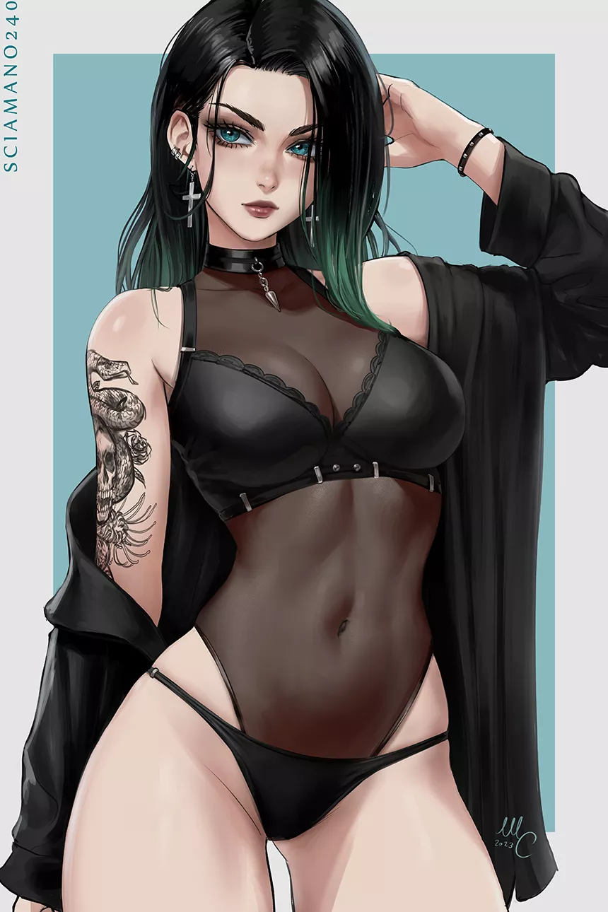 Goth girl [Artist's Original]