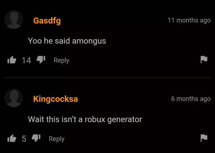 He didn't get the robux generator