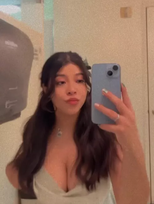 I don't think she's trying to hide them