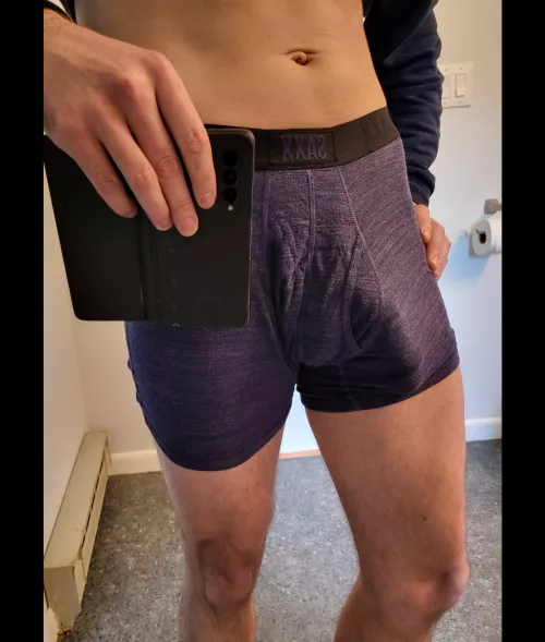 I walk around like this when I'm home. Hope you dont mind