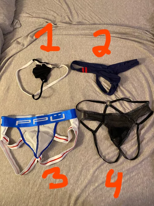 I’m about to shave my cock and ass, you pick what I wear after!