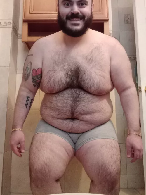 Just a bear getting ready for winter with all this fur