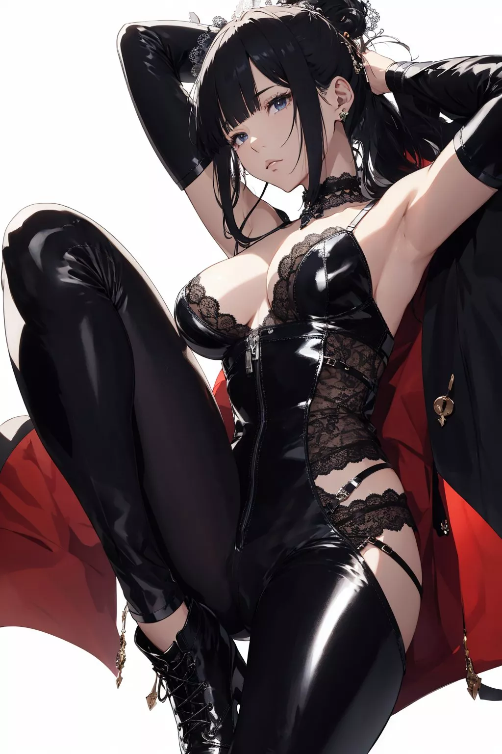 Leather & Lace Outfit