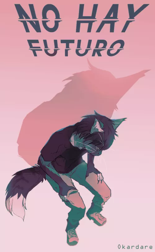 My fursona (art by me)