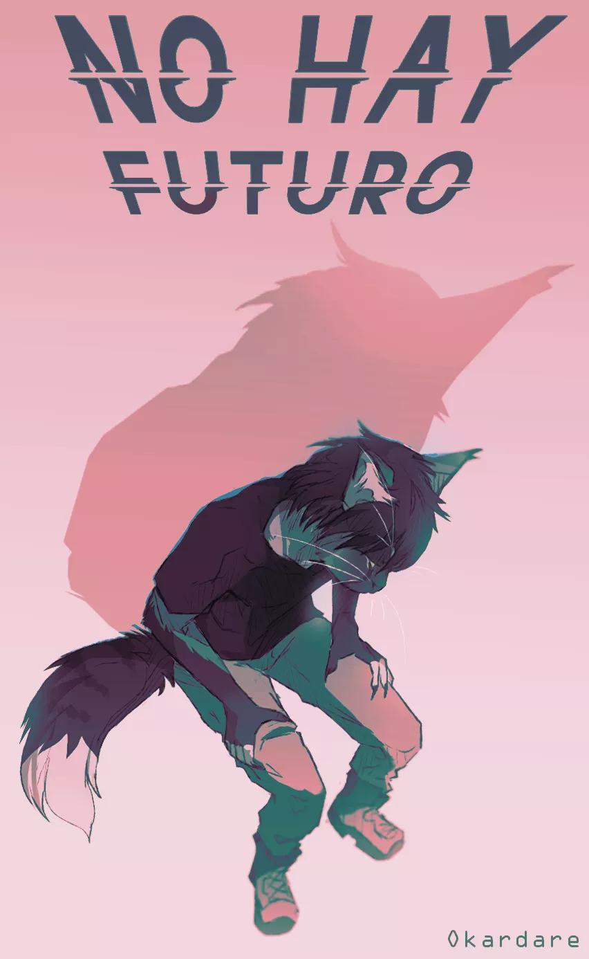 My fursona (art by me)