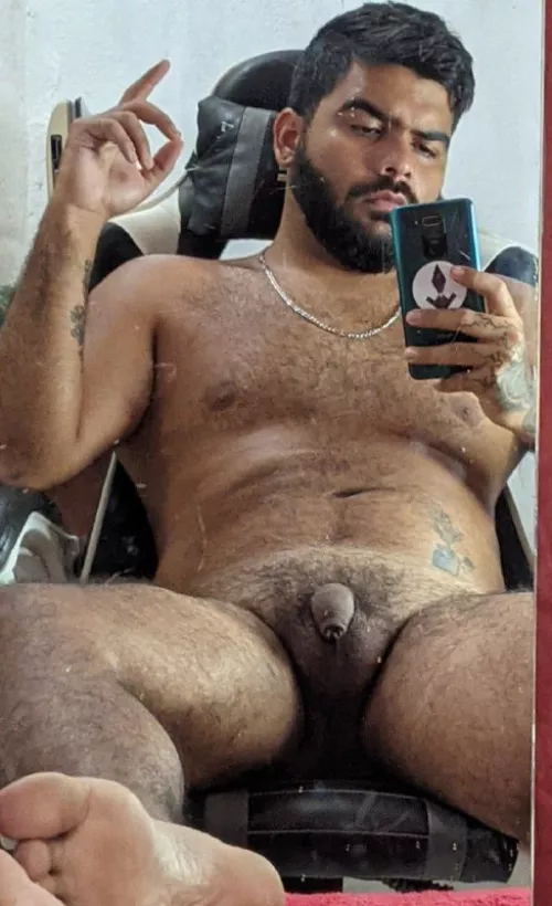 Nothing better than working naked