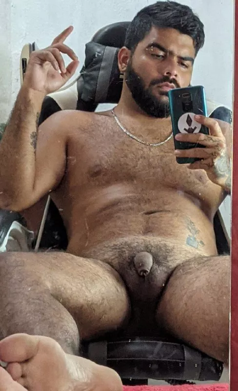 Nothing better than working naked